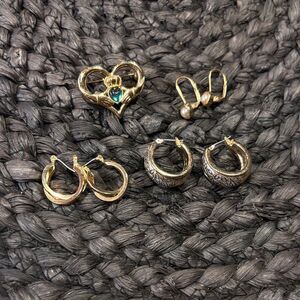 Elegant Gold and Silver Plated Jewelry Set